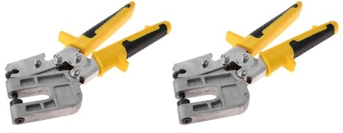 Mcnhbdgg 2X Pince à Sertir les Goujons les Pinces à en Aluminium à une Main Sont UtiliséEs pour Fixer les Gadgets MéTalliques et de DéCoration