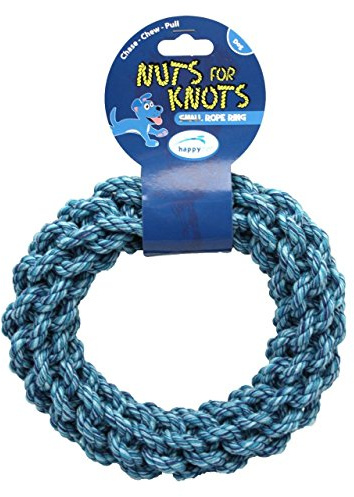 Nuts For Knots Rope Ring Dog Toy, Large, Assorted Colours