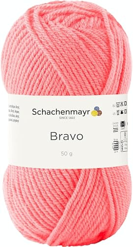 Schachenmayr Bravo 9801211-08233 neongrün Handstrickgarn, Häkelgarn