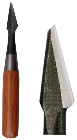 New Kawasei Japanese Kuri Kogatana Knife / Chisel Knife