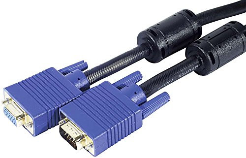 Alargador VGA 15m Negro Oro