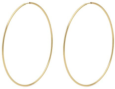Pilgrim - Sanne PI - Ohrringe gold oder silber - Vergoldeter oder versilbeter Ohrschmuck - Oversized Creolen gold oder silber - Skandinavisches Design - Ohrringe Damen - 6 cm - Statement Ohrringe