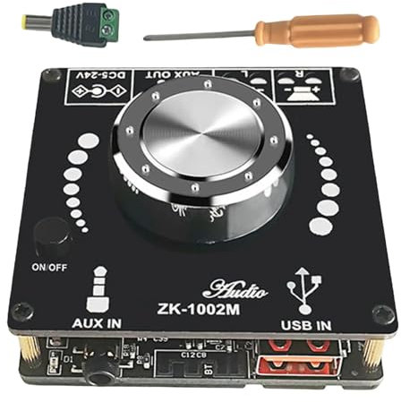 DollaTek 100W + 100W Scheda amplificatore audio di potenza Bluetooth 5.0 AMP stereo Amplificador Home Theater AUX USB 100W * 2