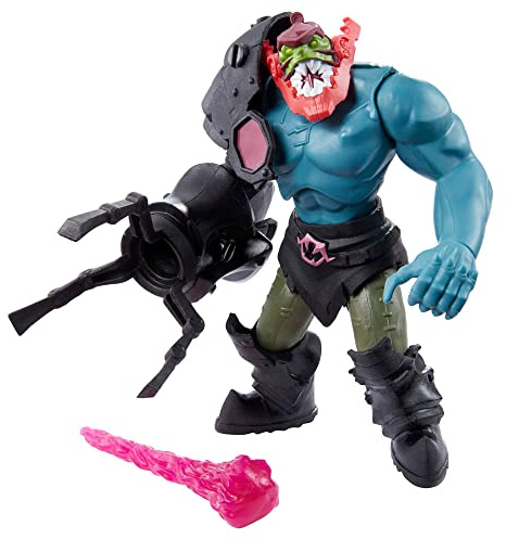 Actionfiguren Trap Jaw från He-Man and The Masters of the Universe-samlingen med inspiration från den animerade MOTU-serien på Netflix Samlarleksak för barn från 4 år och uppåt, HBL69