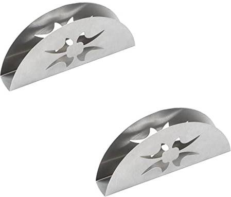 2 Pcs Napkin Holders Stainless Steel Tissue Dispensers Minimalistic Napkin Stands for Kitchen Countertops Dinner Tables