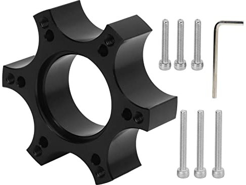 KIMISS Lenkrad-Schnellspannnabenadapter， Lenkradadapterplatte Aluminiumlegierung 70 Mm Abstandshalter für T300RS mit 13‑14 Zoll Lenkrad