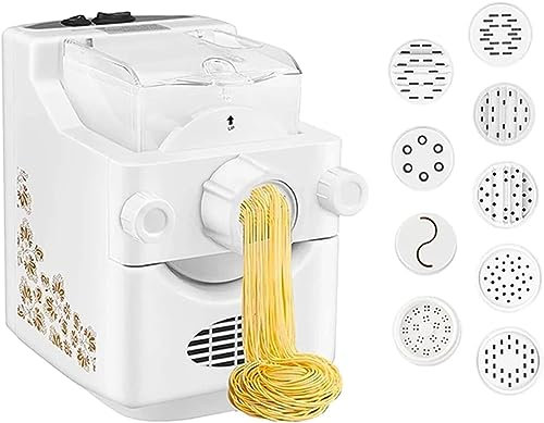 UE-MAOLU Machine à Nouilles, Machine multifonctionnelle de Nouilles ménagères, Machine à pâtes électrique pour différents Types de pâtes - pour Faire des pâtes fraîches très Facilement