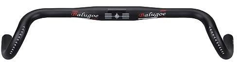 Bullhorn Form Fahrrad Lenker Für MTB BMX DH XC AM FR Rennrad Drop Bar 31.8mm Kohlefaser Radfahren Lenkerstange 400mm 420mm 440mm R: 79mm T: 127mm (Color : Black, Size : 440mm)