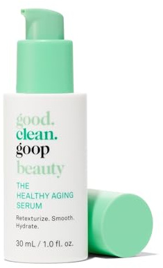 Healthy Aging Serum | Facial Serum with Tranexamic Acid, Shichimic Acid and Goji Berry Oil | Serum to Help Smooth Wrinkles and Fine Lines | Serum