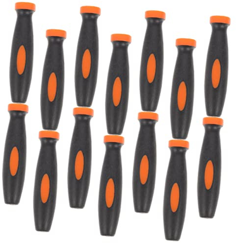 KONTONTY 15stücke Teiliges Gummigriff Feilengriff Ergonomischer Ersatzgriff Für Metall Holzfeilen Komfortabler Rutschfester Schneidwerkzeuggriff Robust Langlebig