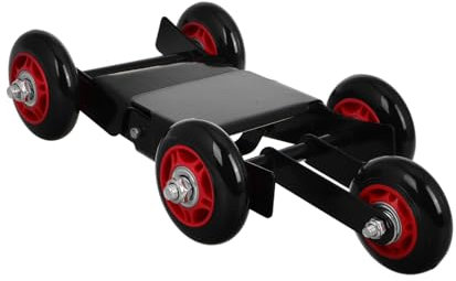 Gatuida Plataforma Rodante Para Neumáticos De Coche Elevador Eléctrico Para Motocicletas y Bicicletas Eléctricas Herramienta De Emergencia Color Negro Sin Esfuerzo Control Simple Mover Vehículos