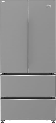 Beko HarvestFresh™ American Fridge Freezer - Stainless Steel - E Rated