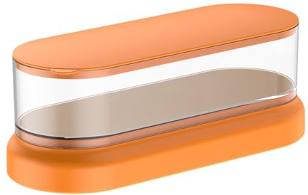 Vgvgaj 20x8cm Pulitore Ad Ultrasuoni Macchina Per La Pulizia Gioielli Macchina Di Pulizia Ad Ultrasuoni Scatola Di Lavaggio Multifunzionale Vibrazione Multifunzionale Per Occhiali
