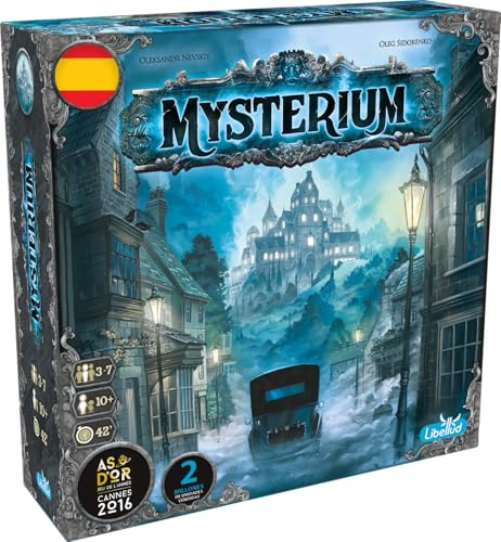 Asmodee Mysterium Jeu de société primé de mystère et coopératif, à partir de 10 Ans, de 2 à 7 Joueurs, 42 Minutes par Partie, en Espagnol et Portugais