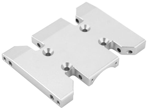 RiToEasysports Placa de Deslizamiento de Aleación de Aluminio, Soporte de Transmisión de Caja de Cambios Duradera para Automóviles SCX10 Pro RC, Viaje Equilibrado, Instalación Fácil y Fabricación