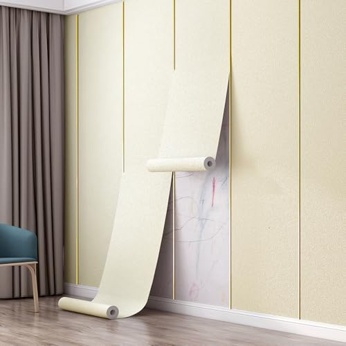 ByteRunning Autocollants muraux d'isolation Thermique,Rouleau de Papier Peint imperméable et insonorisant,Papier Peint en Mousse texturé Moderne,Dalles De Plafond à Coller,pour Murs et plafonds