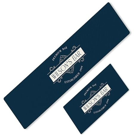 Personalised Bar Runner – Custom Text Beer Mat for Pub, Home Bar, Café or Special Occasions 30 (84x23cm)