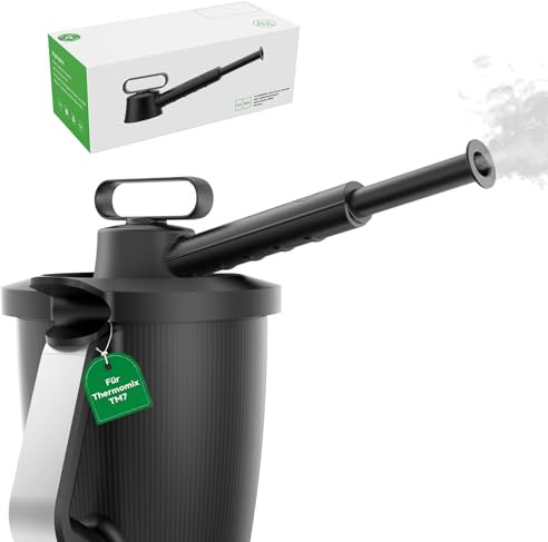 OTOmitra Deviatore di Vapore per Bimby TM7, 360° Girevole, Extra Lungo | Deviatore di Vapore per Proteggere i Pensili della Cucina, Accessorio per Bimby TM7 Privo di BPA, Lavabile in Lavastoviglie