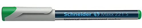 Schneider Schreibgeräte Universalmarker non-permanent Maxx 221 S, 0,4 mm, grün