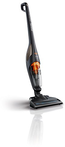 Philips PowerPro Uno Aspirador de Escoba FC6170/01 - Aspiradora Escoba (Sin Bolsa, Negro, 0,6 L, Ciclónico, Ión de Litio, 25,2 V)