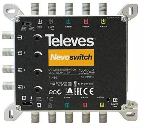 NEVOSWITCH 5x5x4 F TERMINAL/CASCADA