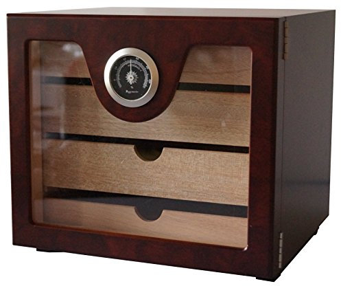 GERMANUS Humidor Cave à cigares (Marron)