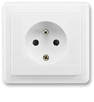 Niessen stylo - Base enchufe schuko automático serie stylo blanco alpino