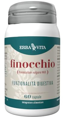 ERBA VITA Finocchio 60 capsule integratore alimentare alleato della funzionalità digestiva