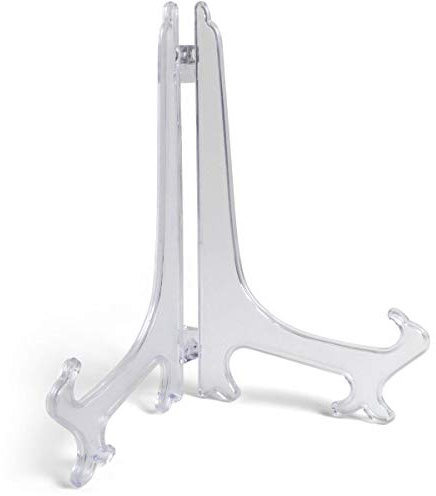 iGadgitz Home U7008 - Caballetes para Mesa Plegable Soporte Fotos Porta Platos Marco de Fotos - Pequeño/Mediano/Grande - Claro - Medio (1 Pieza)