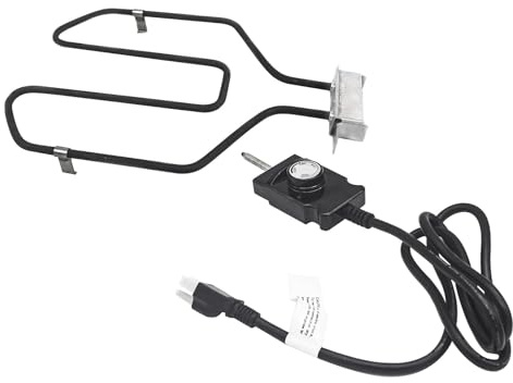 Unifit 120V AC 15A Elektrischer Smoker/Grill Analog Einstellbarer Temperaturregler Heizelement Ersatzkits bis zu 1650 Watt (1 Set)