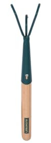 Leborgne Gartenkralle 3 Zähne, Duopro, Unkrautstecher und Gartenpflege, für Privatpersonen und Gartenprofis, Gewicht 0,27 kg, Stahl