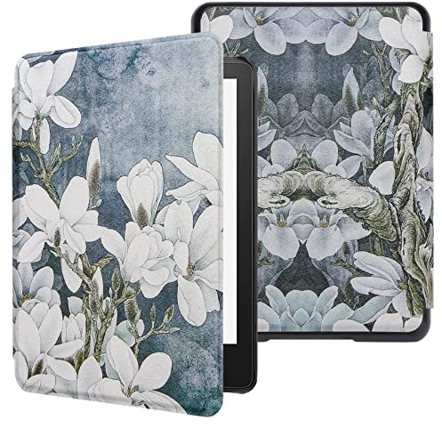 WALNEW Hülle für 6.8 Zoll Kindle Paperwhite 11th Generation (Model No. M2L3EK & M2L4EK), Lightweight Kunstleder Schutzhülle Smart Cover mit Auto Sleep/Wake Funktion