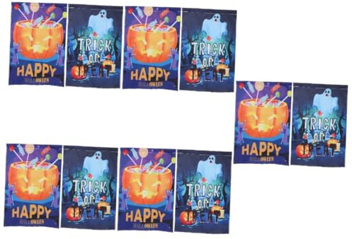Toddmomy 10 Stk Halloween-Gartenbanner halloween aussendeko halloween gartendeko Halloween-Flagge Außendekorationen Flaggen herbstdeko Halloween-Party-Flagge Halloween-Gartenflagge draussen