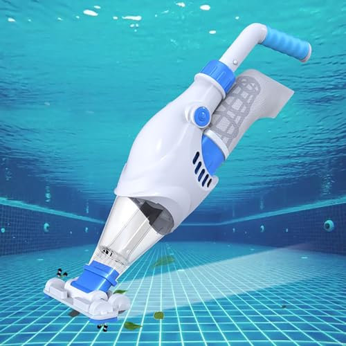 STWBHW Aspirador de Piscina de Mano inalámbrico: Potente Aspirador de Agua eléctrico, Limpiador de Piscina Recargable de Mano for Piscinas enterradas y elevadas, jacuzzis