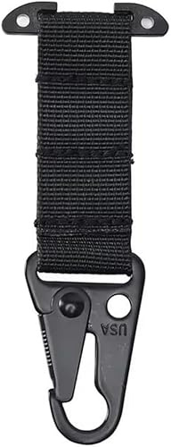 Gexgune Taktischer Molle-Gürtelclip Molle-Clash-Haken mit T-Halterung Battle-Gürtel-Zubehör einfache T-Halterung für Handschuhe Schlüsselanhänger Jagd