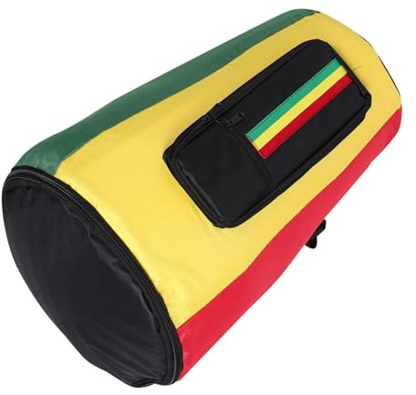 ifundom Schlagzeug Tasche Für Djembe-trommel Wasserdichtes Rucksack-design Transport-beutel Mit Schultergurten Percussion-instrument-aufbewahrung Schutz Vor Regen Für Afrikanische Trommeln | Gepolsterte Schultergurte, Sicherer Sitz, Oxford Gewebe, Geeignet für Clubs und Schulen