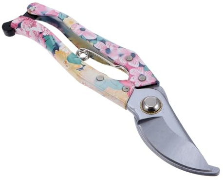 AKOOSY Sécateurs Jardinage à Motifs Imprimés Ciseaux Floraux Robustes Acier pour Élagage Branches et Fleurs Outil Professionnel avec Poignée Ergonomique Coupe pour Jardinage Quotidien