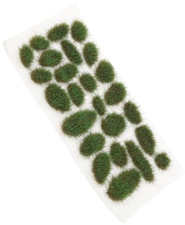 SOIMISS 1 boîte Miniature Touffes Herbe Réalistes pour Maquettes Décorations de Train et Dioramas Bases de Gazon Synthétique pour Petits Paysages Kit DIY Modélisme Architectural