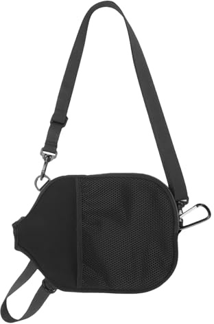 Jenngaoo Funda para Palas de Padel, Funda Protectora Impermeable con Correa Ajustable y Bolsillo de Malla, Material de Neopreno Absorbente de Impactos, para Deportes al Aire