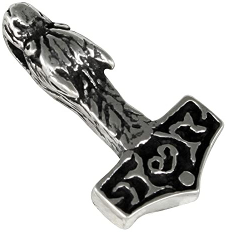 AFP Pequeño Martillo de Thor colgante de plata 925