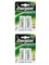 2 X Energizer C size 2500mAh 1.2 V Rechargeable batteries HR14 - 7638900138740