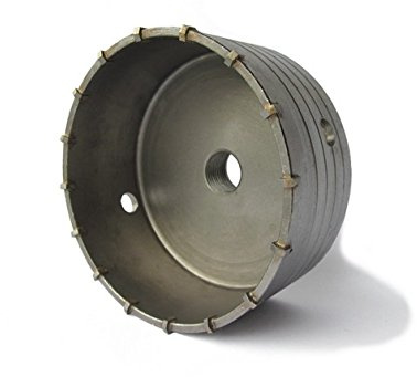 Weischer® - Bohrkrone Schlagbohrkrone Ø 150 mm | M22-Gewinde | Dosenbohrer für Beton, Mauerwerk, Ziegel | langlebig & präzise | 55 mm Nutztiefe