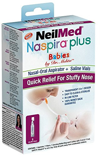 NeilMed Naspira Plus Nasal Oral Aspirator, 1 Count