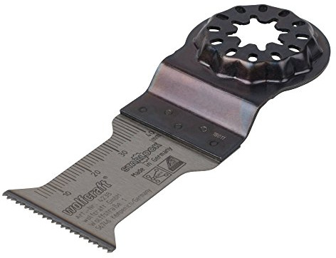 wolfcraft Sågblad ”Expert” HCS, STARLOCK-fäste I 4238000 I För skärning av små urtag i mjukt trä och laminat