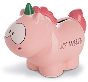 Nici Spardose Einhorn Little Cherry Just Married, 7,5 x 12 x 16,5 cm