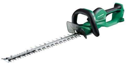 HiKOKI Akku-Heckenschere - 36V - 560 mm Schnittlänge, leicht, geräuscharm, Schnellstopp, lange Laufzeit - Präzise und ermüdungsfreie Gartenarbeit, Grün