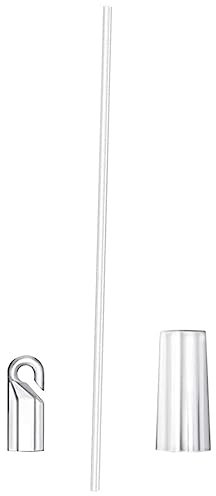 Garneck Asta Per Tende 4 Pezzi - Asta Di Ricambio Per Tende Finestra Orizzontali Bacchetta Per Finestra Orizzontale Con Gancio Di Apertura Per Tapparelle (Pollici)