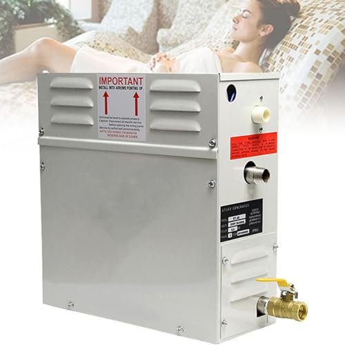 DPQYJPP Máquina de Vapor Modelo, Generador Casero Vapor 4.5KW - 21KW, Generador del Vapor 220V/380V Vaporizador de Baño Temperatura 35 ℃ - 55 ℃ Generador de Vapor de Baño para SPA,220V-4.5kw