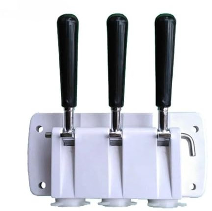 ALturn BQL825 Ersatzteile for Softeismaschinen, Zubehör for kommerzielle Eismaschinen, Set mit weißen Ventilblockanschlüssen an der Frontplatte