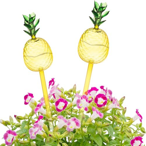 270 ml Großer Selbstbewässernder Pflanzeinsatz aus Glas - Bewässerungskugeln für Zimmerpflanzen - Wasserreservoir - Gartenbewässerung